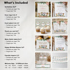 Safari Girl Birthday Bundle | Birthday Bundle Safari Wild Party Set | Instant Download