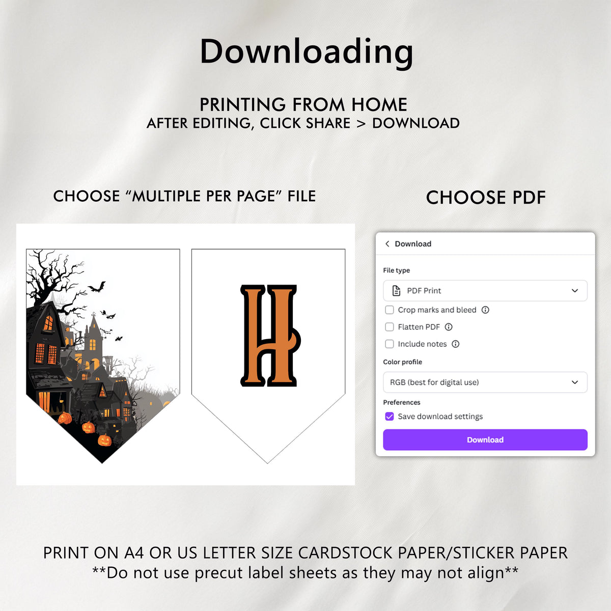 Happy Halloween Banner, Costume party Banner, Halloween Banner, Instant Download
