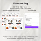 Editable Halloween Party Invitation Halloween Birthday Invitation Kids Costume Party Spooky Celebration Boy Digital Template Evite
