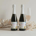 Winnie the Pooh Gender Reveal Champagne Labels, Baby Shower Printable Wine Labels