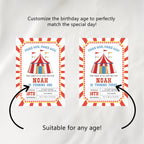 Circus Water Bottle Labels, Carnival 1st Birthday Printable Bottle Label