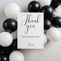 Minimalist Modern Thank You Card Template, Simple Special Thanks Printable Card 9175
