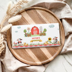 1st Birthday Little Farm Chocolate Wrappers, Barnyard Birthday Candy Bar Wrapper, Canva Template