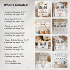Editable Spooktacular Costume Party Decorations, Halloween Costume Birthday Party Package, Halloween Bundle Party Package , Download
