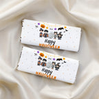 EDITABLE Halloween Party Candy Bar Wrapper , Halloween Party Chocolate Bar Wrappers, Party Favors , Digital Download