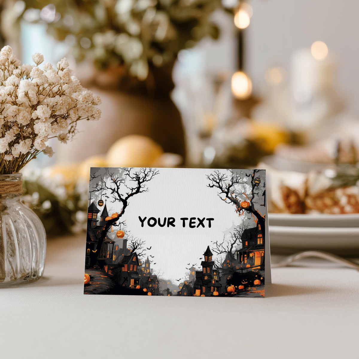 EDITABLE Halloween Party Food tags, Halloween Party Buffet label, Halloween Party Tent card , Food Labels Place Table, Instant download