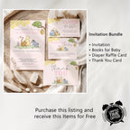 Pink Winnie the Pooh Baby Shower Games, Party Games Pack