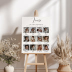 Minimalist Modern First Birthday Milestone Sign, Gender neutral Milestone Board, Baby 1st Year 9175