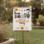 Halloween Costume Party Welcome Sign, Printable Template Download