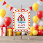Circus Welcome Sign, Carnival Birthday Sign