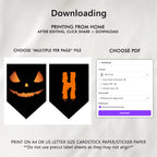 Happy Halloween Banner, Costume party Banner, Halloween Banner, Instant Download