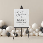 Minimalist Modern Welcome Sign, Gender neutral, Baby First Birthday, 1st Birthday Signs, 9175