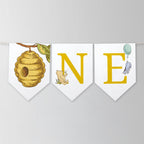 Winnie the Pooh High Chair Banner, Printable Bunting Flag