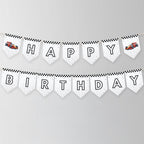 EDITABLE Racing Car Happy Birthday Banner, Fast Car Happy Birthday Banner Printable Party Templates Instant download 5987