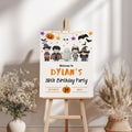 Halloween Costume Birthday Welcome Sign: Editable Canva Template (PDF File)