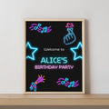 Kpop Birthday Welcome Sign, Kpop Birthday Sign, Editable Template, Kpop Theme Party decorations Instant download