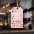 Editable Halloween Invitation, Spooktacular Halloween Party Invitation, Pink Ghost Halloween Invitation, Girl Boo Halloween Invitation