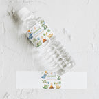 Dinosaur 1st Birthday Bottle label, Dinosaur Water Bottle Label Party decorations, Instant Download Printable Templates 9165