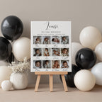 Minimalist Modern First Birthday Milestone Sign, Gender neutral Milestone Board, Baby 1st Year 9175
