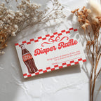 Ready to pop Baby Shower Diaper Raffle Card, Soda Printable Nappy Raffle Cards