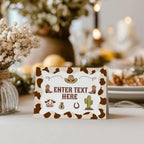 Editable Cowboy First Rodeo Food Tags | Cowboy First Rodeo Party Buffet Labels | Cowboy First Rodeo Tent Cards | Printable Table Labels 8539