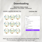 Dinosaur Birthday Cupcake toppers, Dinosaur Party Cake toppers, Dinosaur Template printable, Instant Digital download 9165