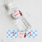 Ready to pop Water Bottle Labels, Soda Baby Shower Label