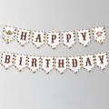 Editable Cowboy First Rodeo Happy Birthday Banner | Cowboy First Rodeo Printable Birthday Party Banner | Western Birthday Decor 8539
