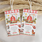 Farm Birthday Invitation, Barnyard Farm Animals Invite, Canva Template