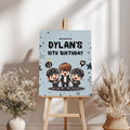 Singer Kpop Birthday Welcome Sign, Singer Kpop Birthday Sign, Editable Template, Singer Kpop Theme Party decorations Instant download