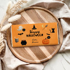 Editable Halloween Cute Costume Party Candy Bar Wrapper