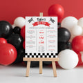 Red Car First Birthday Milestone Sign, Racing Cars 1st Birthday Milestone Board, Milestone Poster Printable, Baby First Year 5987