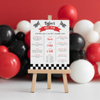 Red Car First Birthday Milestone Sign, Racing Cars 1st Birthday Milestone Board, Milestone Poster Printable, Baby First Year 5987