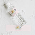 Pink Winnie the Pooh Water Bottle Labels, Baby Shower Label