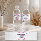 Baseball Water Bottle Labels, Rookie 1st Birthday Printable Bottle Label