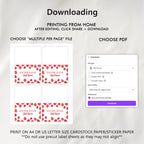 Berry First Food Labels, Strawberry Birthday Food Label Tent Card