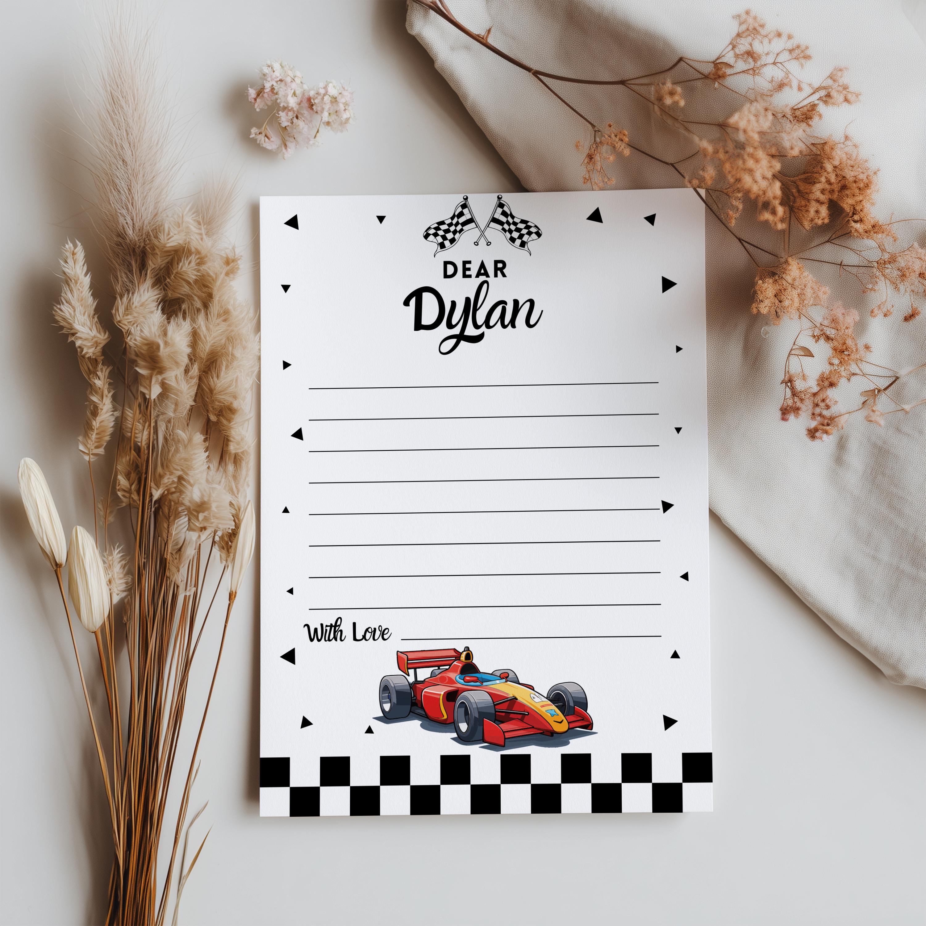 Race Cars First Birthday Time Capsule Sign, Red Car 1st Birthday Time Capsule, 1st Birthday Red Decorations 5987