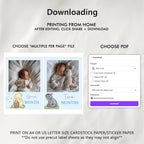 Blue Winnie the Pooh Year Photo, Milestone Baby's 1st Year Month Photos