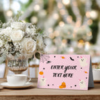 Pink Boo Halloween Food Labels: Editable Party Decor Template (PDF) 9162