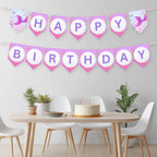 Mermaid Birthday Banner, Printable Happy Birthday Banner, Happy 1st Birthday Banner, First Birthday Decoration, Mermaid Birthday Banner 9168
