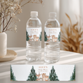 Woodland Water Bottle Labels, Baby Shower Label