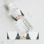 Woodland Water Bottle Labels, Baby Shower Label