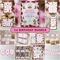 Editable First Rodeo Cowgirl Party Decorations | First Rodeo Cowgirl Birthday Bundle | First Rodeo Cowgirl Party Set | Instant Download 8538
