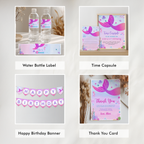 Mermaid First Birthday Bundle, 1st Birthday Party Set, Mermaid First Birthday Decorations, Mermaid Birthday Bundle, Mermaid Decorations 9168