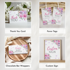 Baby in Bloom Baby Shower Invitation Bundle, Butterfly Wildflower Editable Games 9196