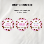 Editable Cowgirl First Rodeo Birthday Cupcake Toppers | Cowgirl First Rodeo Party Cake Toppers | Instant Digital Download 8538