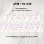 Oneder the sea Banners, Under the Sea Happy Birthday Printable Banner 9180
