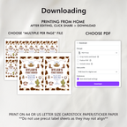 EDITABLE Cowboy First Rodeo Birthday Invitation, Cowboy Invite, Cowboy First Rodeo Birthday, Cowboy First Rodeo Party, Canva Template 8539