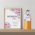 Baby in Bloom Mimosa Bar Sign, Momosa Baby Shower Juice Tags 9196