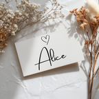 Minimalist Place Card Printable Template, Gender Neutral, Editable Place Cards 9302